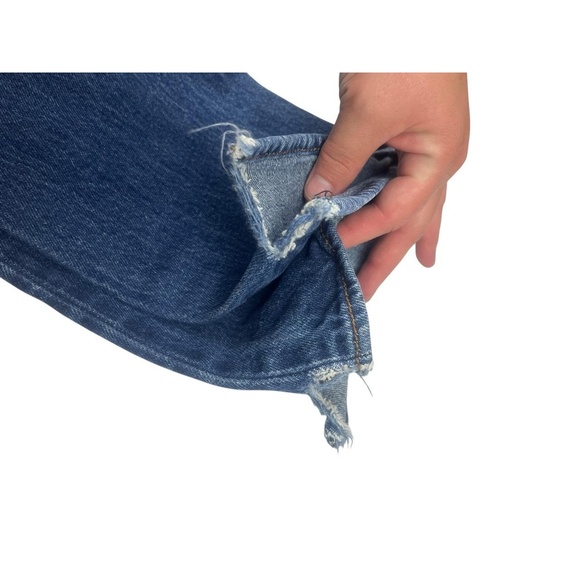 Original Levi's 501 Jeans 32X32 Blue Straight Leg Button Fly Wash Distressed - Picture 11 of 11